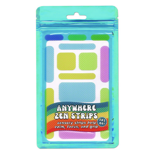 Anywhere Zen Strips, Bumpy, Assorted Pastel Colors, 13/Set, 24 Sets/Carton