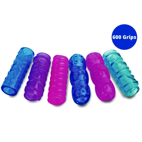 Extreme Gel Grip, 1.3" Long, Assorted Colors, 600/Carton