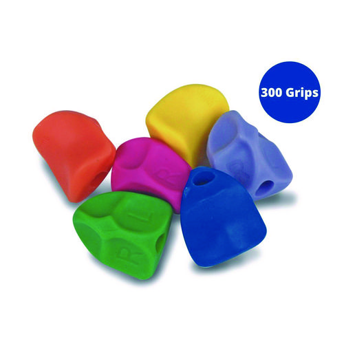 Solo Pencil Grip, 0.9" Long, Assorted Colors, 300/Carton