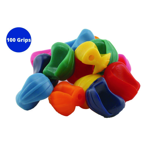 Crossover Grip, 1" Long, Assorted Colors, 100/Carton