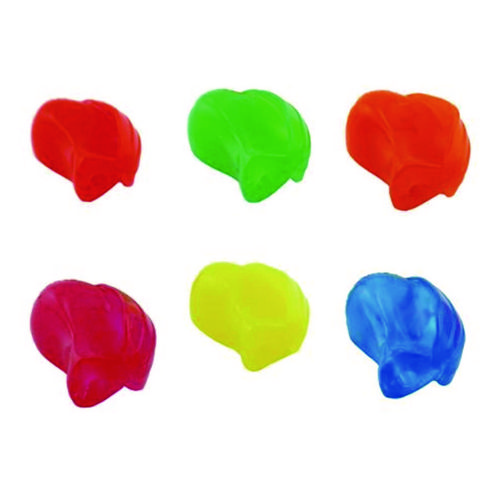 Crossover Grip, 1" Long, Assorted Neon Colors, 100/Carton