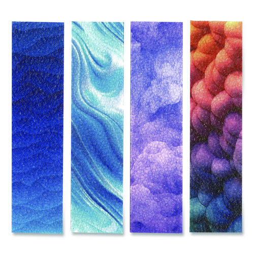 Zen Strips, Sandy Gradient Classpack, Assorted Colors, 24/Set, 6 Sets/Carton