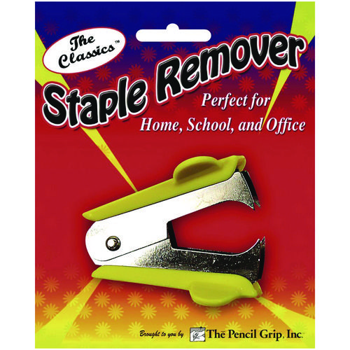 Staple Remover, Yellow, 144/Carton