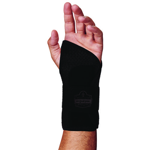 ProFlex 4005 Wrist Brace Support with Single Strap, Small, Fits Left Hand, Black