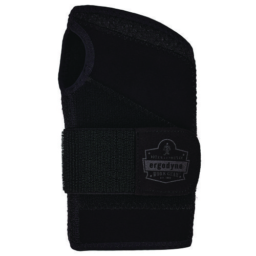 ProFlex 4005 Wrist Brace Support with Single Strap, Small, Fits Right Hand, Black