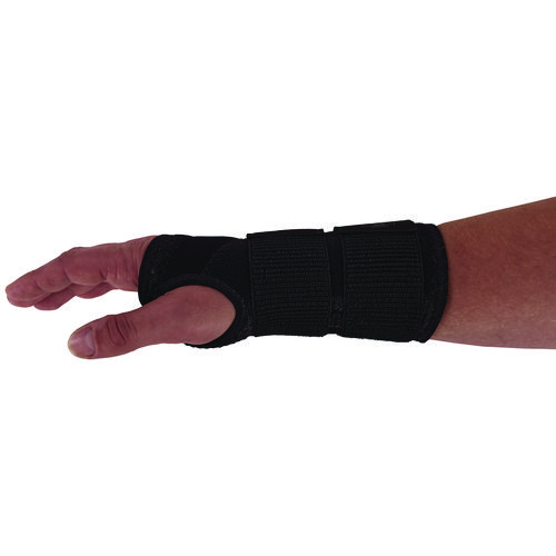 ProFlex 4015 Wrist Brace Support with Double Strap, Small, Fits Left Hand, Black