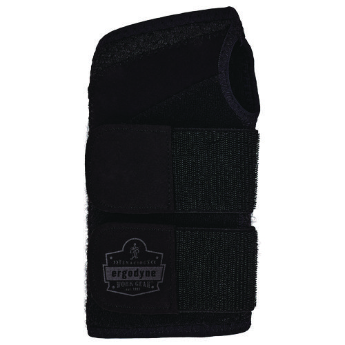 ProFlex 4015 Wrist Brace Support with Double Strap, Small, Fits Left Hand, Black