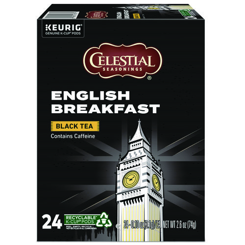 Image of Celestial Seasonings® English Breakfast Black Tea K-Cups, 96/Carton