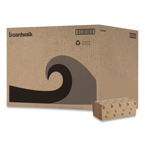 Boardwalk 6210 Singlefold Paper Towels – Natural – 9 X 9-9/20 – 16/Carton