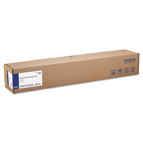 Standard Proofing Paper Roll, 9 mil, 36" x 100 ft, Semi-Matte White