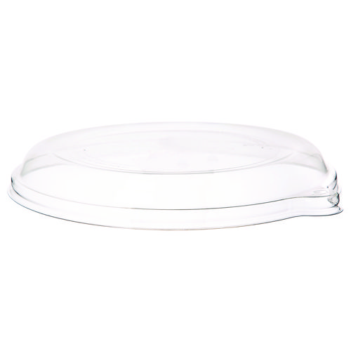 WorldView RPET Lids, Fits 9" Round Shallow Bowls, Clear, 300/Carton