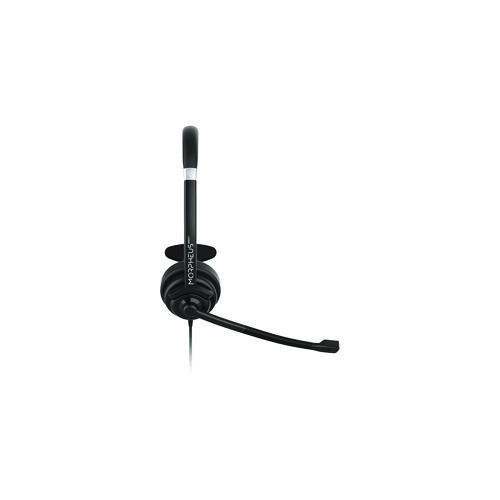 Connect USB Mono Headset with Boom Microphone, Over the Head