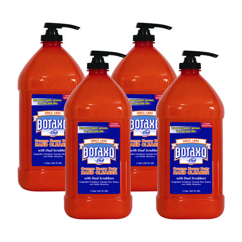 Orange Heavy Duty Hand Cleaner, Citrus Scent, 3 L, 4/Carton