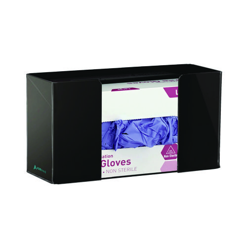 Acrylic Glove Dispenser, Single Box Capacity, 10.2 x 3.5 x 5.3, Black