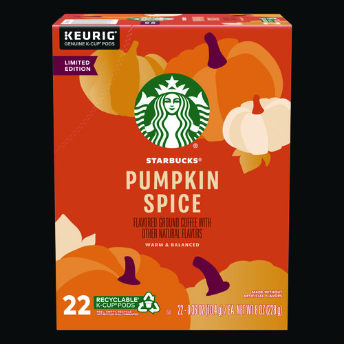 Pumpkin Spice Coffee K-Cup, 22/Box