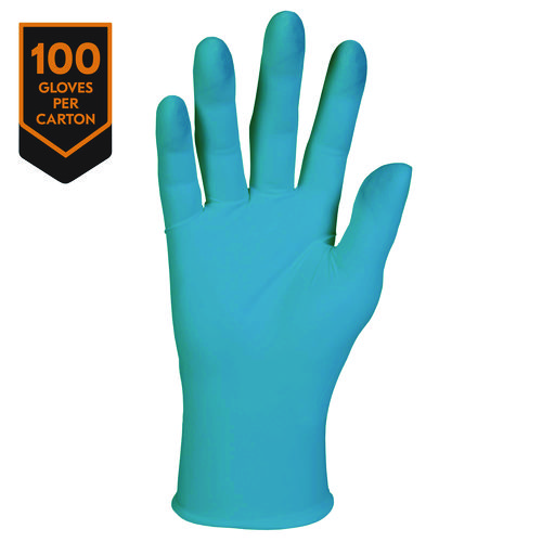 G10 Blue Nitrile Gloves, Large, Blue, 100/Box