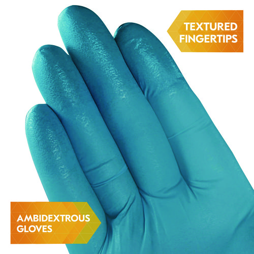 G10 Blue Nitrile Gloves, Large, Blue, 100/Box