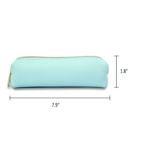 Pencil Case, 7.9" x 2" x 2", Blue