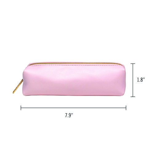 Pencil Case, 7.9" x 2" x 2", Pink