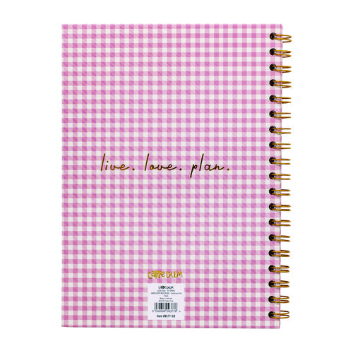 B5 Size Notebook, 1 -Subject, Medium/College Rule, Pink Cover, (80) 6.9 x 4.9 Sheets, 3/Pack