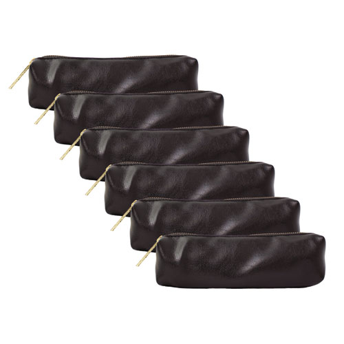 Pencil Case, 7.9" x 2" x 2", Black