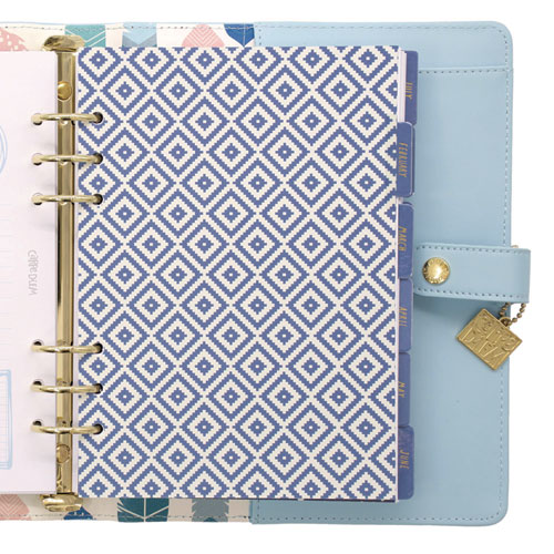 A5 Planner, 10.24 x 9.25, Blue Cover, 12-Month