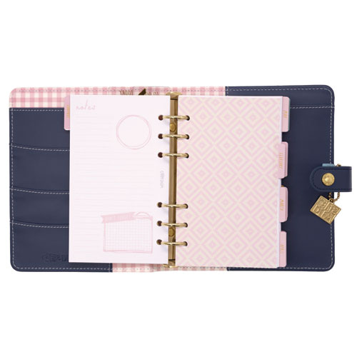 Personal Planner, Floral, 7.48 x 6.42, Blue/Pink/White/Yellow Cover, 12-Month, Undated