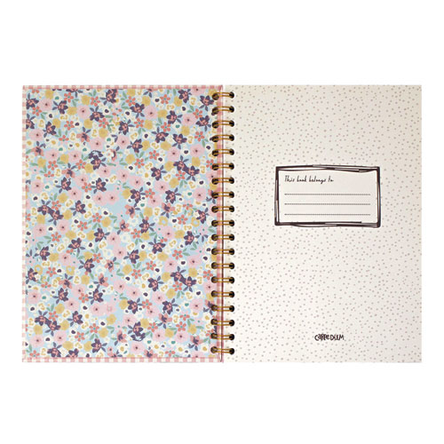 B5 Size Notebook, 1 -Subject, Medium/College Rule, Pink Cover, (80) 6.9 x 4.9 Sheets, 3/Pack