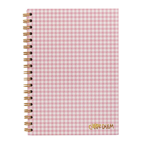 B5 Size Notebook, 1 -Subject, Medium/College Rule, Pink Cover, (80) 6.9 x 4.9 Sheets, 3/Pack