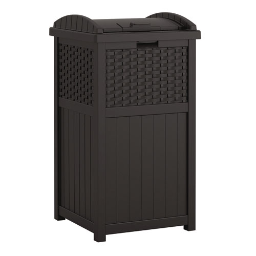 30 Gallon Trash Hideaway, Plastic, Black