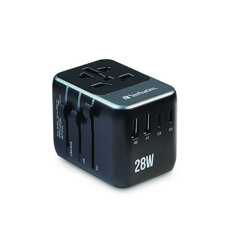 UTA-07 Universal Travel Adapter, (3) USB-A, (3) USB-C