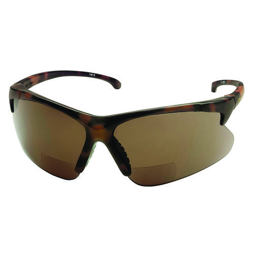 V60 30-06 Readers Safety Sunglasses Glasses, Tortoise Nylon Frame, Smoke Polycarbonate Lens, 6/Box