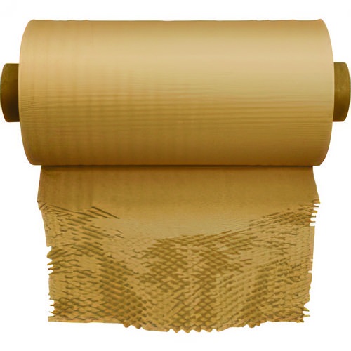 HexcelWrap Kraft Paper Cushioning Roll, 15.25" x 840 ft, Brown Kraft