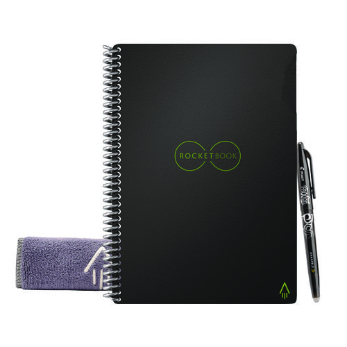 Core Smart Notebook, College Rule, Infinity Black Cover, (18) 8.8 x 6 Sheets