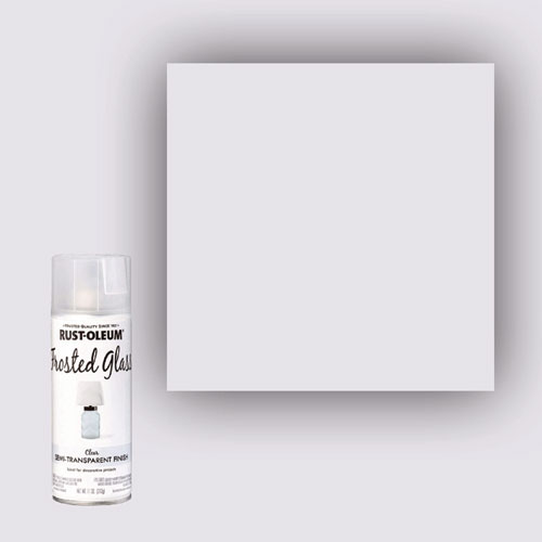 Specialty Frosted Glass Spray Paint, Matte Clear, 11 oz Aerosol Can, 6/Carton