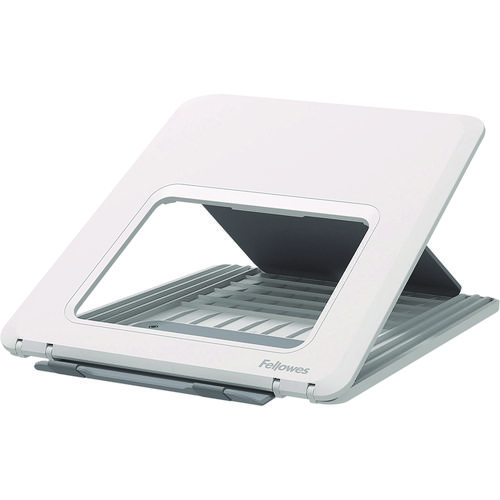 Breyta Laptop Stand, 9.25" x 10.55" x 0.55" to 8", White, Supports Up to 8.8 lbs