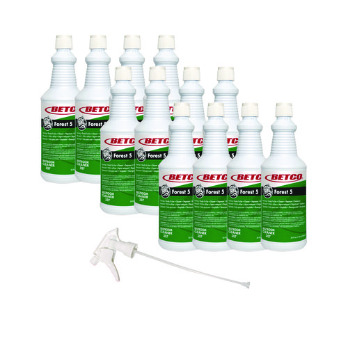 Forest 5, Mint Scent, 32 oz Bottle, 12/Carton