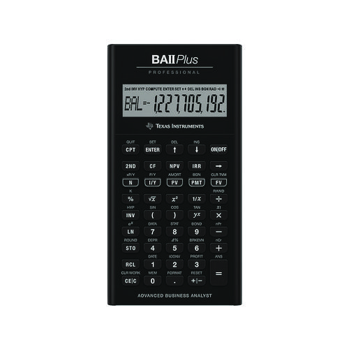 BAIIPlus PRO Financial Calculator, 10-Digit LCD