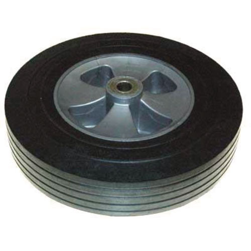 12-inch Wheel for 1 Cu Yd Standard Duty Tilt Truck, Black/Gray