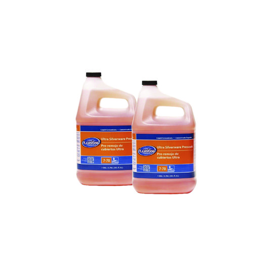 Ultra Silverware Presoak, 1 gal Bottle, 2/Carton