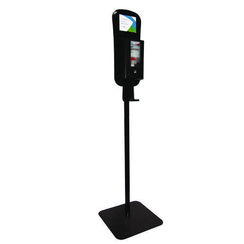 IntelliCare Hybrid Dispenser Floor Stand, 60.6" h, Black