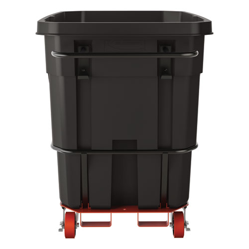 1 cu yd Standard Duty Tilt Truck, Forkliftable Frame, 1,300 lb Capacity, Black