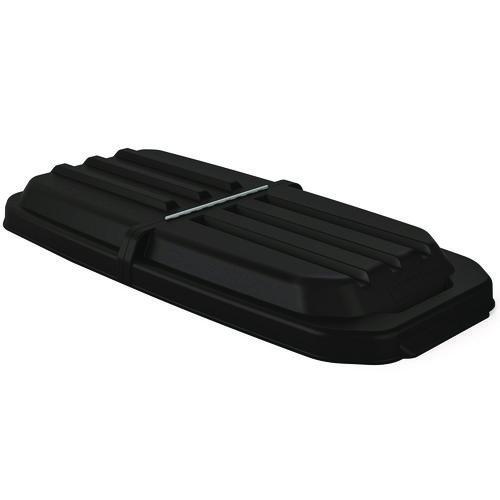 3/4 Cubic Yard Tilt Truck Lid, 31.69 x 67 x 6.9, Black