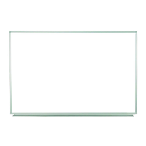 Wall-Mounted Magnetic Whiteboard, 36" x 24", White Surface, Silver Aluminum Frame