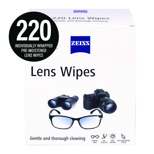 Lens Wipes, 6 x 5, 220/Carton