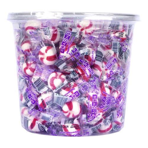 Bobs Sweet Stripes Soft Candy, Peppermint, 28 oz Tub