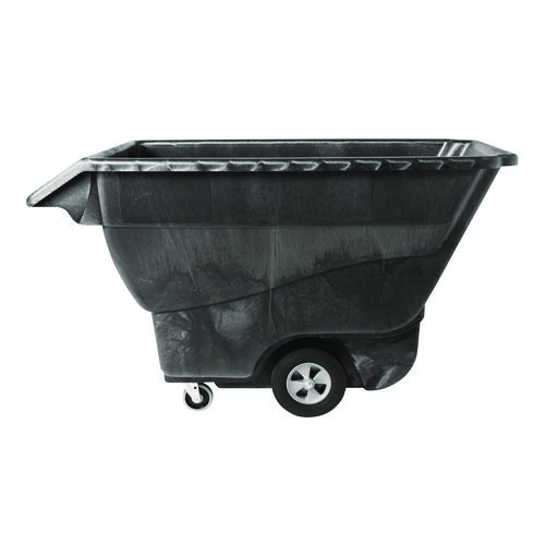 Structural Foam Tilt Truck, 202 gal, 1,250 lb Capacity, Plastic, Black