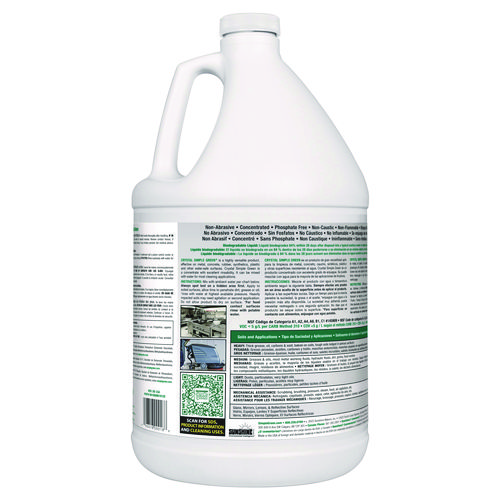 Crystal Industrial Cleaner/Degreaser, 1 gal Bottle, 6/Carton