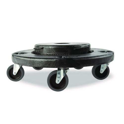 3" Swivel Caster, Grip Ring Stem, 3" Wheel, Black/Gray