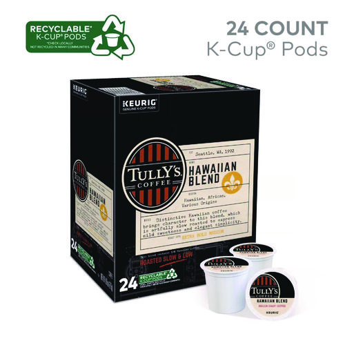 Hawaiian Blend Coffee K-Cups, 24/Box